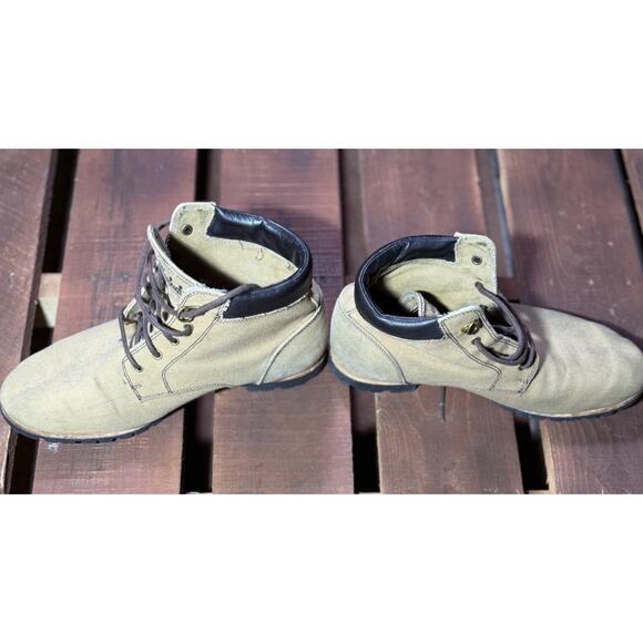 Woolrich Mens Canvas Chukka Boot Wool Lined Vibram Sole Lace Up Size 10.5 main image 4